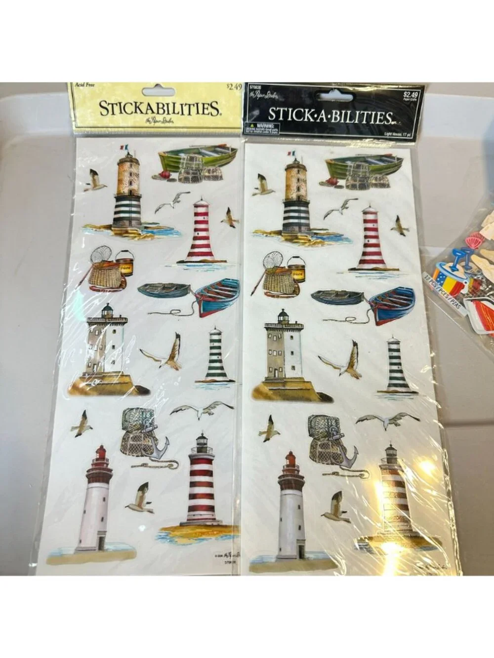Nautical-Themed Dimensional Sticker Bundle - 14 Packs  Recollections Jolee's By
